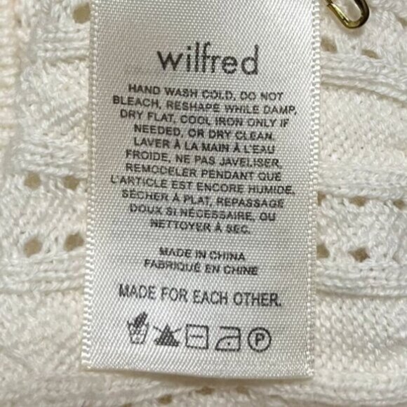 Aritzia White Crew Neck Sweater - Picture 7 of 8